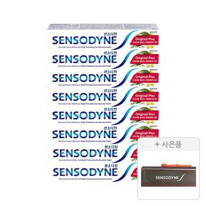 센소다인 시린이케어 치약 오리지날 플러스 100g, 8개+증정(치실 디스펜서, 1개)