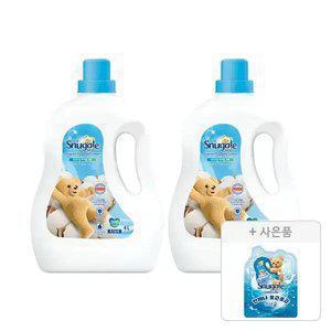 스너글 초고농축 섬유유연제 허거블코튼 4L, 2개+증정(섬유유연제 블루스파클 플러스