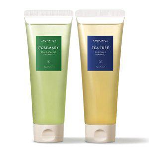 [공식] 아로마티카 로즈마리 샴푸 180ml+티트리 샴푸 180ml