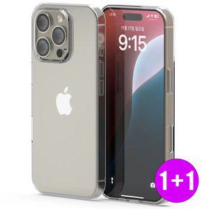 [2개/아이폰 17 입고]아이폰 투명케이스 젤리 범퍼 글리터(반짝이) 하드 맥세이프 17