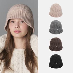 파인 울 블렌디드 니트 비니햇 브룩스 (4 colors)