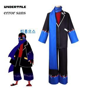 언더테일 에러 샌즈 코스프레 의상 졸업사진컨셉할로윈 코스튬 티류으스