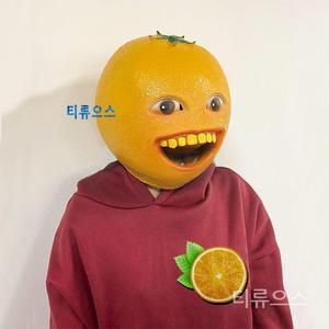 어노잉오렌지 웃긴 가면 할로윈 재밌는 마스크 티류으스