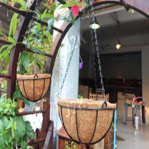 J2K 화분걸이 원형 행잉 바구니 화분걸이대 베란다 난간 KK421