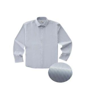 [STCO] 블루 슬림핏 핀스트라이프 셔츠-SDSUC08STL