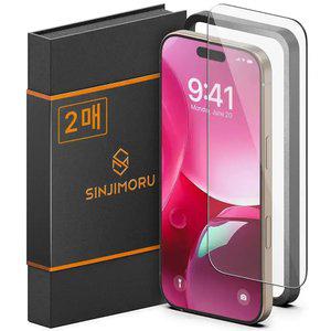 [2매 아이폰 2.5D 강화유리] 핸드폰 액정보호필름 9H 화면 보호 17/16/15/14 미니/에어