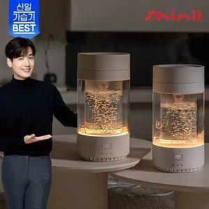 [공식] 26년형 신일 가열식 스텐레스 무드등 원통형 물멍 가습기 SUH-CM600A