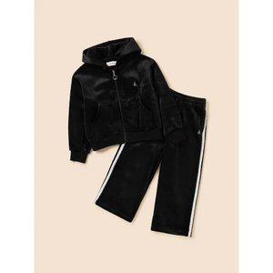 [BEANPOLE KIDS] 여아 골벨로아 집업&와이드 팬츠 상하 세트  블랙 (BI5941G045)