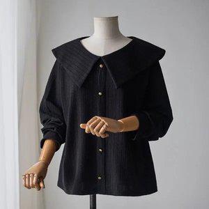 (안나앤플러스) 프리아 버튼 카라 티셔츠[티셔츠DZU47] 빅사이즈