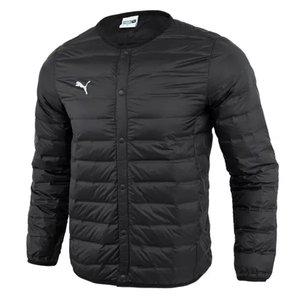 푸마 TS 라이너 구스 다운 자켓 U넥 경량 등산 러닝 패딩 검정 94129001