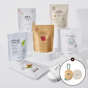 패밀리딜 [스킨푸드] [3+2교차] 당근/감자/미나리 외 패드 30매 (총150매) + 패드케이