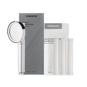 퓨어썸 메탈릭 샤워기+프로필터 1박스(3P)