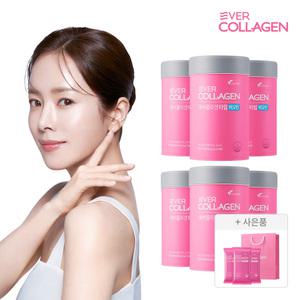 에버콜라겐 타임비오틴, 30포,6개 + 증정 (타임비오틴 10포,3개 + 쇼핑백(대),1개 )
