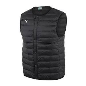 푸마 TS 라이너 구스 다운 베스트 경량 패딩 조끼 축구 러닝 등산 검정 94128501