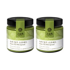 오설록 녹차밀크스프레드, 200g, 2개