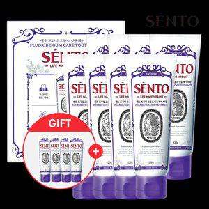 센.토 프라임 고불소 잇.몸케어 치약 프레쉬민트향 120g 8개 +잇몸케어4개