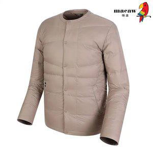 (남성)라운드노카라경량 구스다운 점퍼_MMM4DJ91