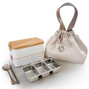 다소다 웜스텐도시락 감성 런치박스 도시락통  밀프랩 보온보냉 가방