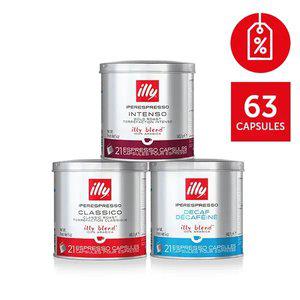 [패밀리딜] 일리본사운영 캡슐커피 21P X 3캔 세트