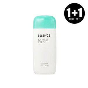 [1+1][미샤] 올 어라운드 세이프 블록 에센스 선밀크 EX SPF50+/PA+++ 70ml