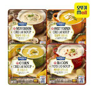 [본사직영] [8+8] 오뚜기 프레스코 스프 (단호박/베이컨감자/양송이/콘크림) 골라담기