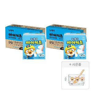 뉴케어 마이키즈 밀크맛 150ml, 24입,2개 + 증정(글라스락 X 브래드이발소 시리얼 머그