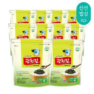 [광천김] 바삭바삭 야채 김자반 40g x 10봉