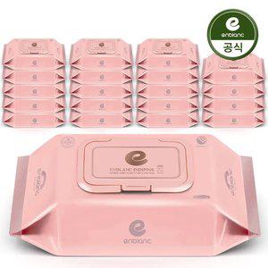 앙블랑 아기물티슈 63평량 세이프 인디핑크 캡형 72매X20팩 N-IC20