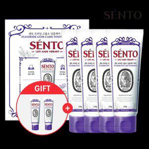 센.토 프라임 고불소 잇.몸케어 치약 프레쉬민트향 120g 4개 +잇몸케어2개
