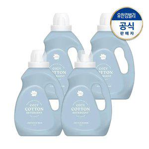 그린핑거 포근한코튼 세탁세제1.4LX4