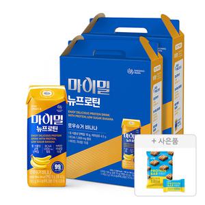 마이밀 마시는 뉴프로틴 로우슈거바나나, 190ml, 16팩, 2개 + 증정 (마이밀 한입쏙쏙