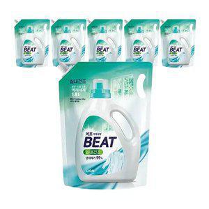 비트 실내건조 액체세제 시트러스 블라썸 드럼겸용 리필 1.8L, 6개