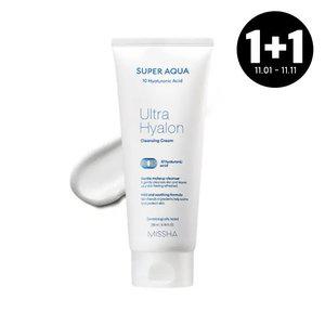 [1+1][미샤] 수퍼 아쿠아 울트라 히알론 클렌징 크림 200ml