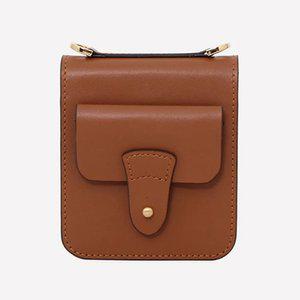 마뜨 갤럭시Z플립 4,3 소가죽 힌지보호 덮개 장식 가죽케이스 탄브라운 P85353 ( 어깨