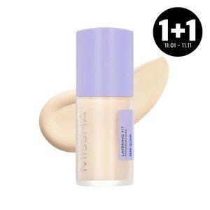 [1+1][미샤] 레이어링 핏 파운데이션 세미글로우 35ml (4종 택1)