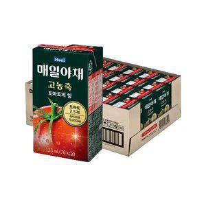 [T감사제 가격 16,900원] 매일야채 고농축 토마토의 힘 125ml, 24개