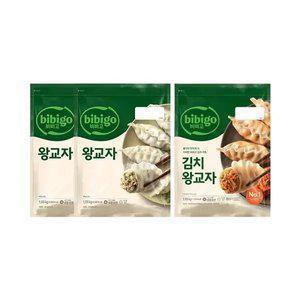 [T감사제 가격 26,900원] 비비고 왕교자 1.05kg, 2개 + 김치왕교자 1.05kg, 1개