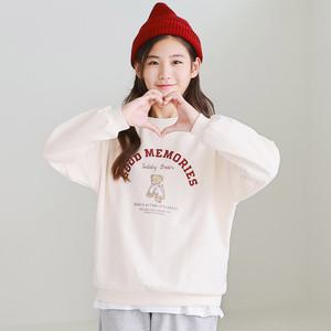 [아이라인키즈] 츄잉 베어 맨투맨 주니어 캐주얼 여아 의류 티셔츠 초등 학생 옷 아동