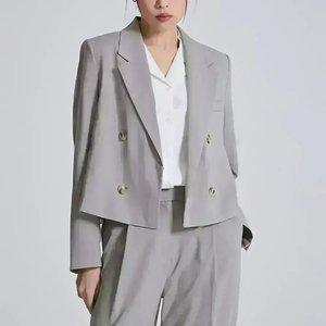 [스파오] [COOLTECH] 더블 크롭 자켓 (SPJKC24W11-T)