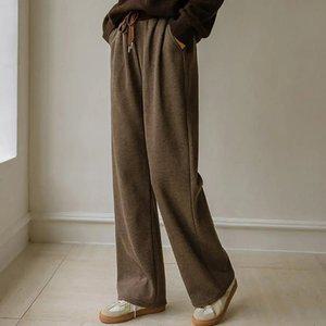 편한스판 헤링본 기모 밴딩슬랙스