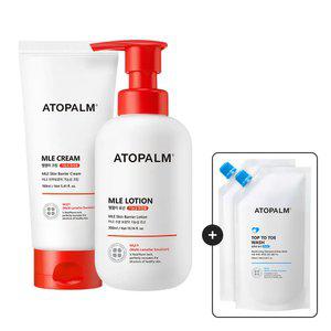 아토팜 MLE 크림 160ml+MLE 로션 300ml (gift 탑투토워시250ml*2)