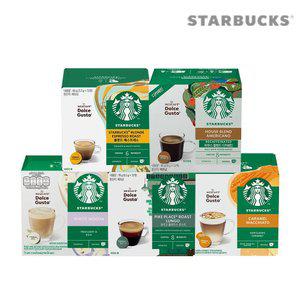 [무배+5BOX+랜덤굿즈] 스타벅스 캡슐커피 by 돌체구스토 12P