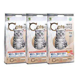 캐츠랑 전연령 비타플러스, 5kg, 3개