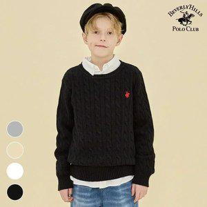 [폴로클럽] 라운드케이블니트