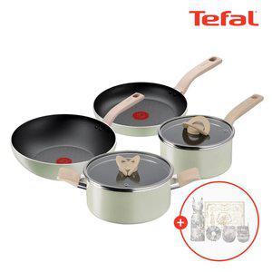 테팔 인덕션 세이지 쿡 4종(팬28+웍28+편수18+양수20)