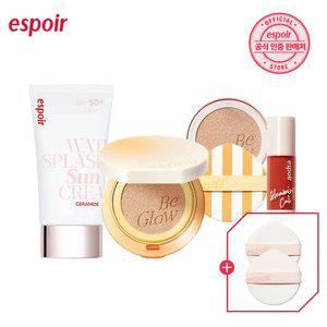 에스쁘아 비글로우 쿠션 뷰티박스 (본품+리필+선크림 60ml+퍼프 2매)