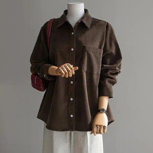 (안나앤플러스) A. 베른 코듀로이 셔츠[셔츠C0906Q03] 빅사이즈