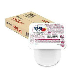 [T감사제 가격 7,990원]연세 요거트 딸기 80g x 24개