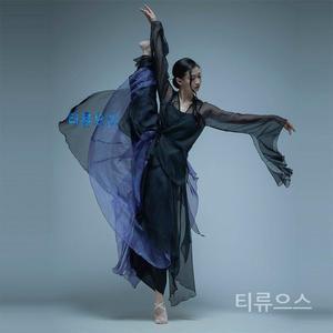 스커트 연습복 현대무용 입시 치마바지 한국무용 풀치마 댄스복 티류으스