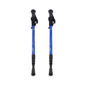 등산스틱 경량 접이식 3단 두랄루민 트래킹 폴대 스틱 지팡이 블랙 블루 레드 실버